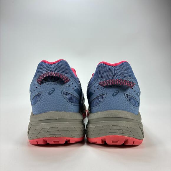 Asics Gel-Venture 6 Blue Pink Trail Athletic Running Shoes 1014A077 Youth Size 5 - Picture 5 of 10